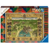 Ravensburger Puzzle 1500 pezzi Harry Potter Mina Lima Mappa di Hogwarts