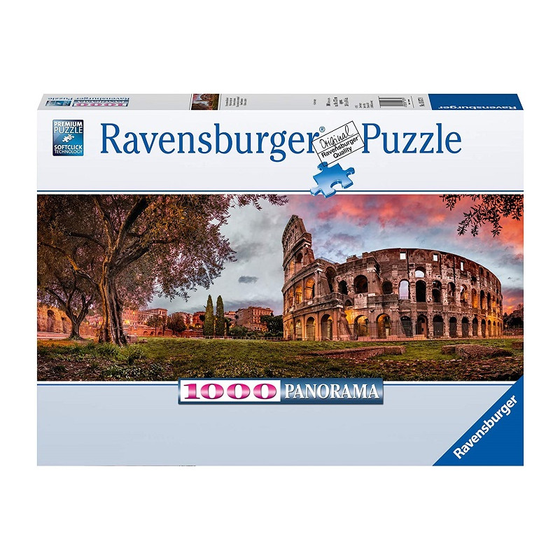 Ravensburger Puzzle 1000 Pezzi Colosseo al Tramonto Panorama