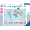 Ravensburger Puzzle 1000 Pezzi Mappamondo Politico Puzzle per Adulti
