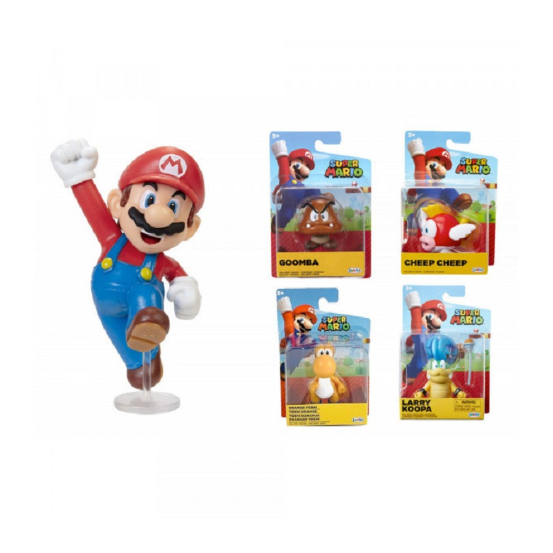 Jaks Pacific Nintendo Mario Bross Personaggio Articolati 6 cm A Scelta