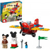Lego Disney Mickey and Friends L'Aereo a Elica di Topolino, Aereo Giocattolo Costruibile per Bambini