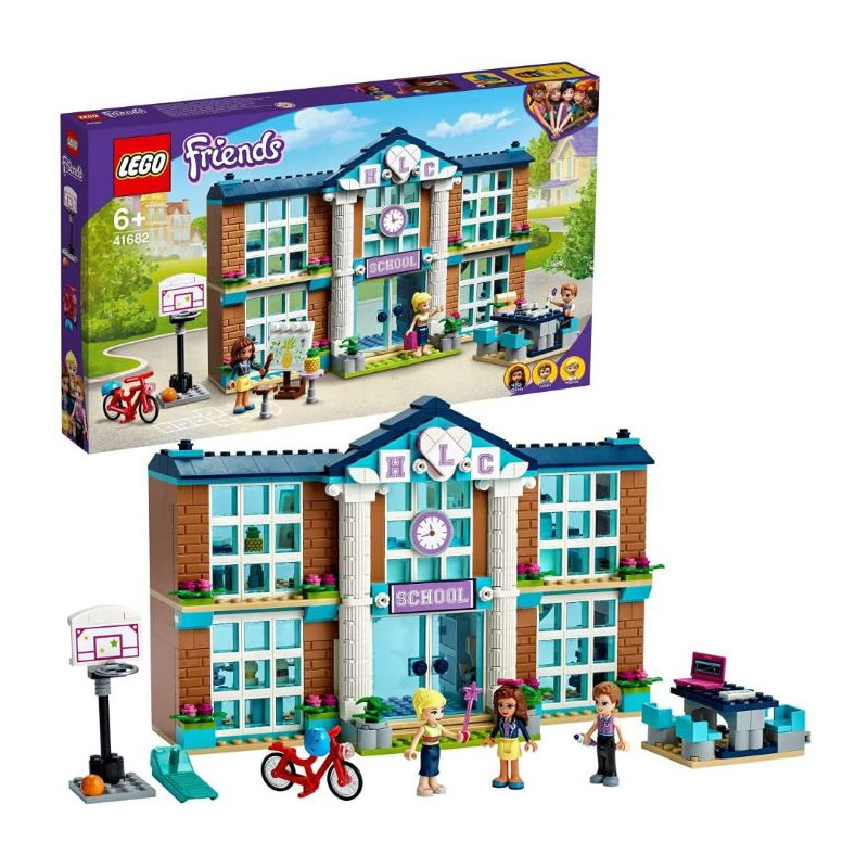 Lego Friends Scuola di Heartlake City Set di Costruzioni con 3 Mini Bamboline e Tanti Accessori