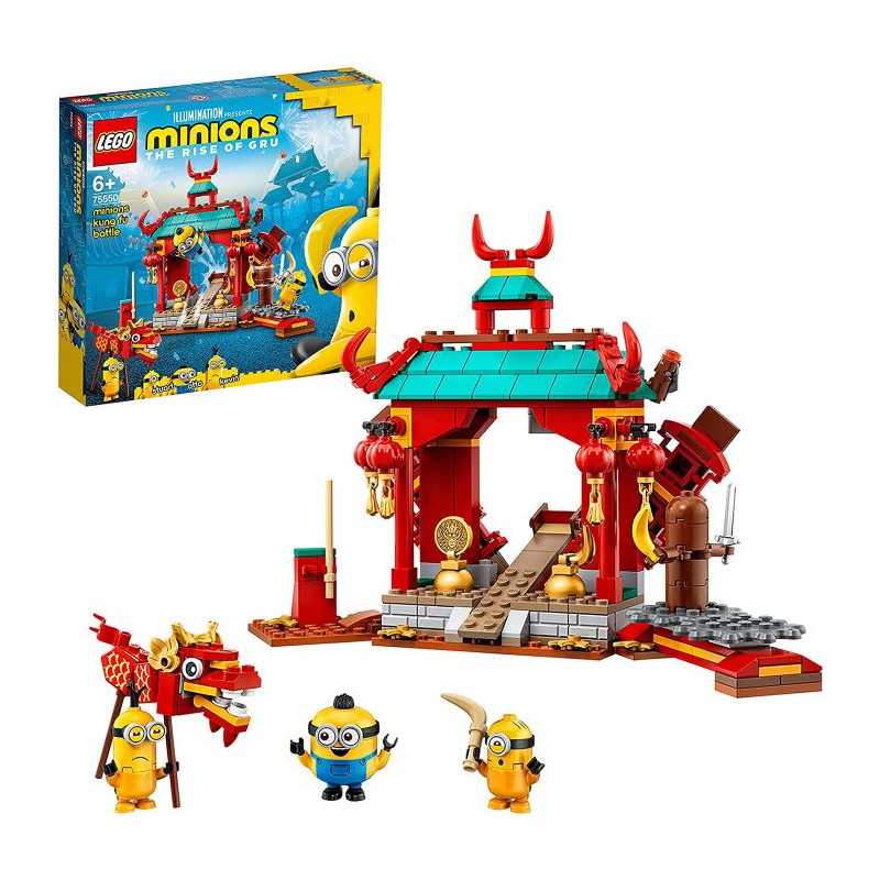 Lego Minions La Battaglia Kung Fu dei Minions con i Personaggi dei Minion Kevin, Stuart e Otto