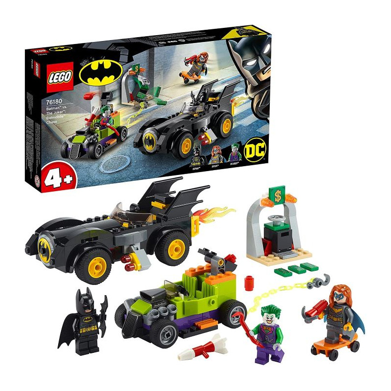 Lego DC Batman vs. Joker: Inseguimento con la Batmobile Set Macchina dei Supereroi