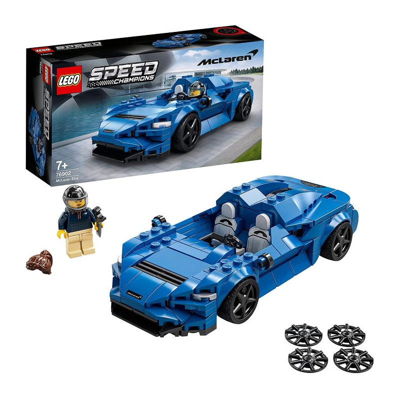 Lego Speed Champions McLaren Elva Auto Sportiva da Corsa con Pilota
