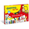 Fila Giotto Set Stick&Color Be-Bè Pennarelli Pastelli e Colla Stick