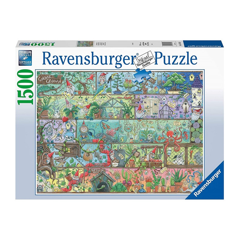 Ravensburger Gnomo a Scaffale Puzzle 1500 pezzi