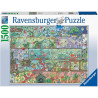 Ravensburger Gnomo a Scaffale Puzzle 1500 pezzi