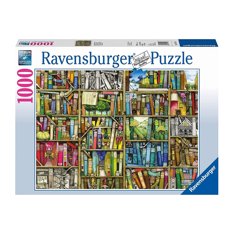 Ravensburger Puzzle La Libreria Bizzarra di Colin Thompson 1000 Pezzi