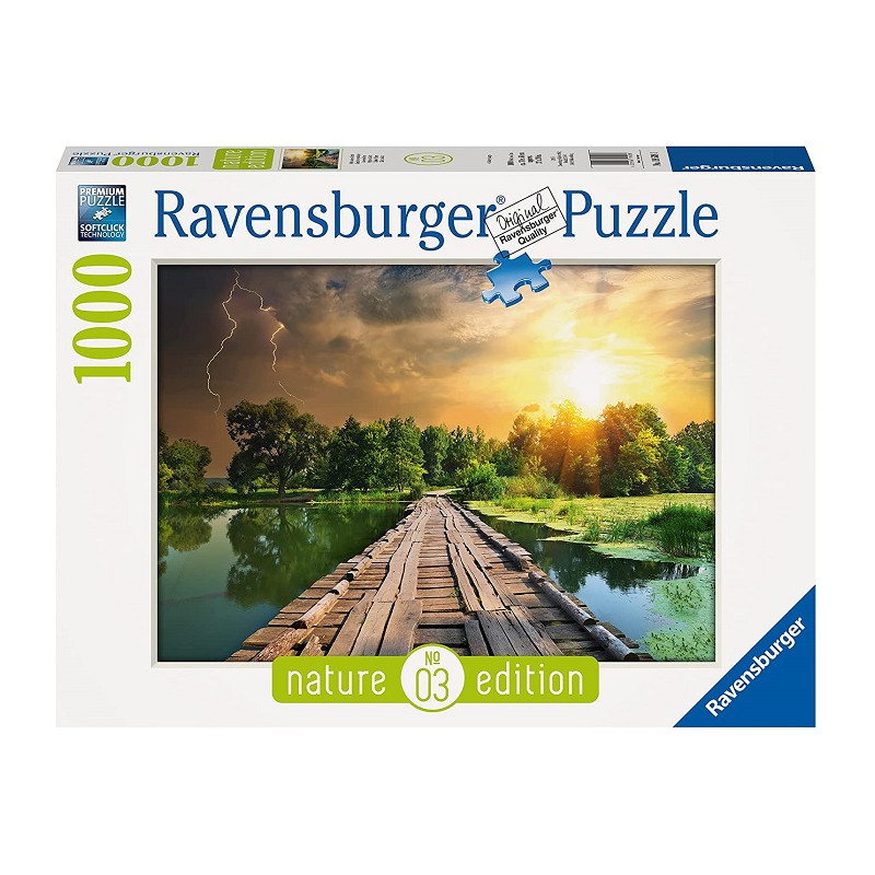 Ravensburger Puzzle Luce Mistica Puzzle per Adulti Nature Edition 1000 Pezzi
