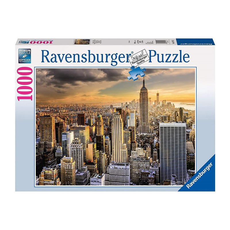 Ravensburger Puzzle Maestosa New York Puzzle per Adulti 1000 Pezzi