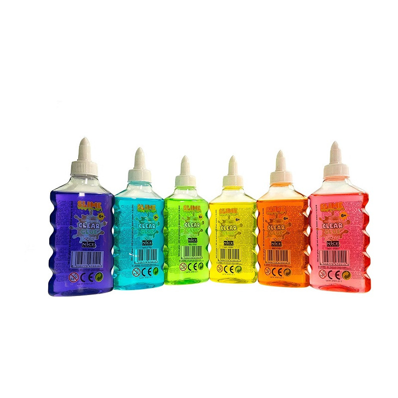 Nice Slime Set Clear Glue per bambini da 180 ml Colori a Scelta