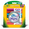 Crayola 7 Mini Pennarelli Lavabili Formato Pocket Punta Maxi Colori Assortiti
