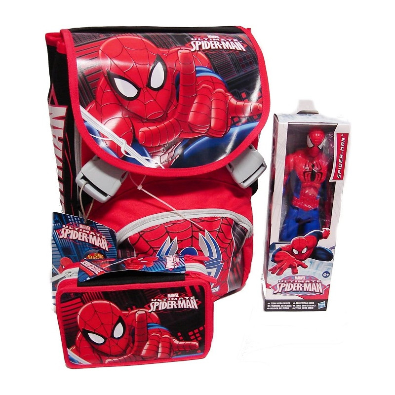Zaino Seven Schoolpack Spiderman Far From Home Con Astuccio Completo