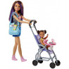 Barbie Babysitter Bebè e Passeggino Playset con Bambola Skipper e Accessori Giocattolo per Bambini 3