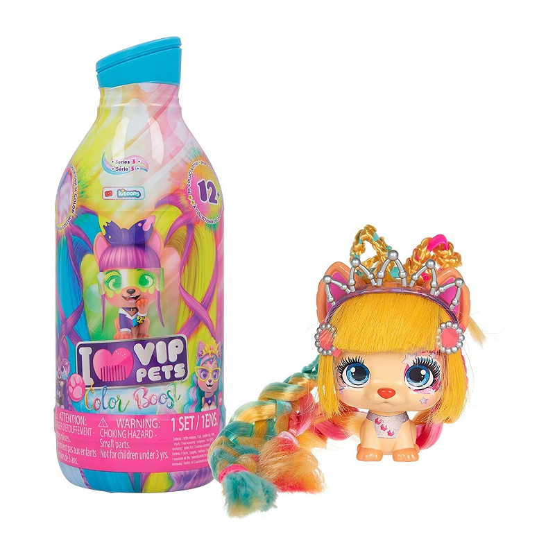 Imc Toys Vip Pets Color Boost Bambola Cagnolino a Sorpresa da Collezionare