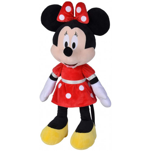 Simba Disney Peluche Minnie con Abito Rosso cm 61