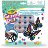 Crayola Glitter Dots Set Magiche Farfalle Crea Mosaici con Glitter Modellabile 04-1083