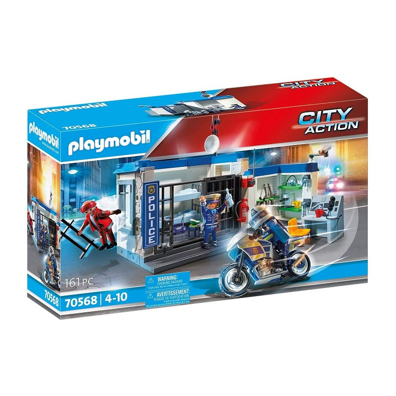 Playmobil City Action 70568 Fuga dalla Stazione di Polizia dai 4 ai 10 Anni