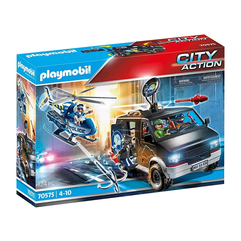 Playmobil City Action 70575 Furgone della Banda di LadrI dai 4 ai 10 Anni