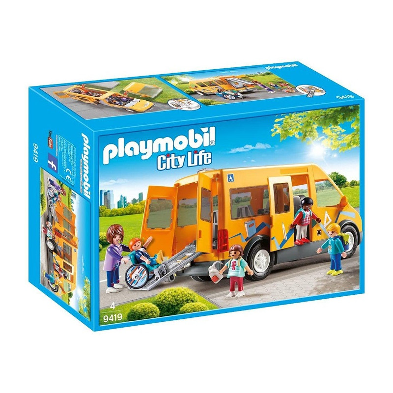 Playmobil City Life 9419 Scuolabus dai 4 anni