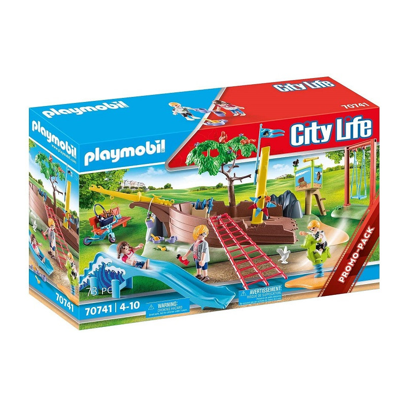 Playmobil City Life 70741 Parco Giochi dei Pirati dai 4 Anni