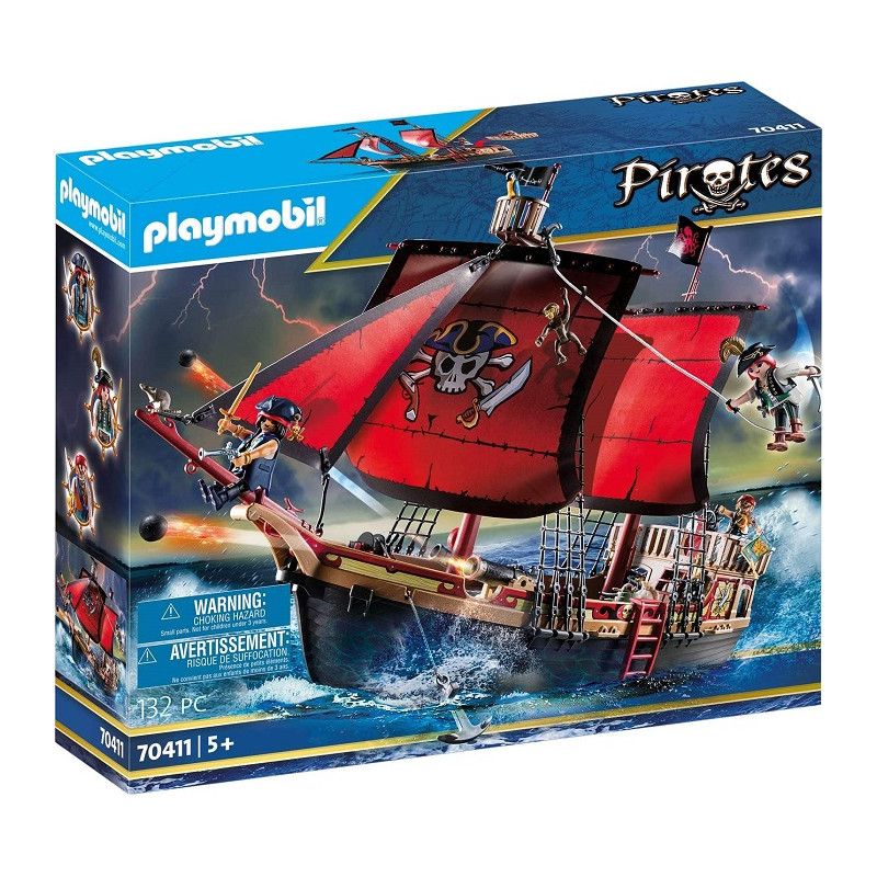 Playmobil Pirates 70411 Galeone dei Pirati dai 5 anni