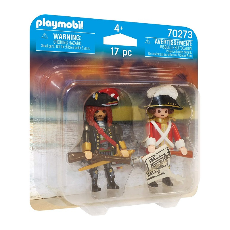 Playmobil 70273 Pirata e Soldato Marina Reale dai 4 anni