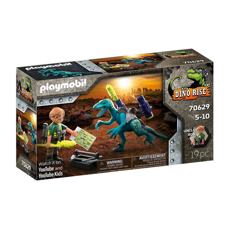 Playmobil Dino Rise 70629 Uncle Rob: Armamenti Dai 5 anni