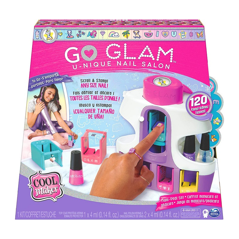 Cool Maker Go Glam Nuova Macchina Decora Unghie kit per unghie mani e piedi dagli 8 anni