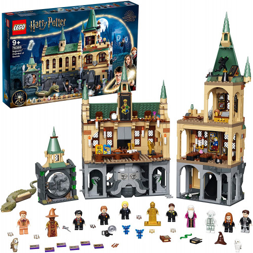 Lego Harry Potter La Camera dei Segreti di Hogwarts Set Castello con Sala Grande e Minifigure d'Oro 