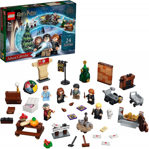 Lego Harry Potter Calendario dell'Avvento 2021 e Gioco da Tavolo per Bambini dai 7 Anni con 6 Lego M