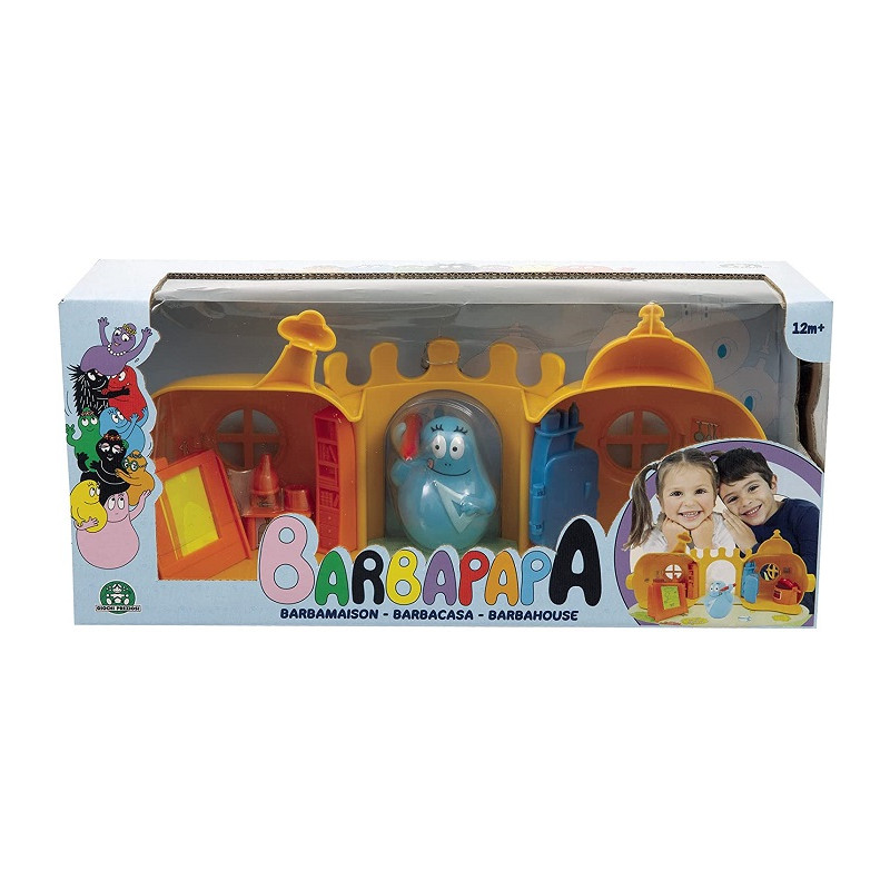 Barbapapà -Playset Barbacasa con 1 Mini Personaggio e 3 ambientazioni di gioco