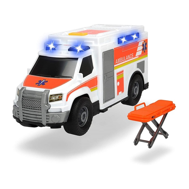 Dickie - Action Series Ambulanza, con luci e suoni