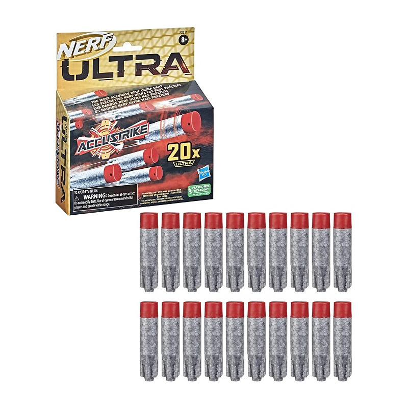 Hasbro Nerf Ultra Confezione di ricarica da 20 dardi Nerf Ultra AccuStrike