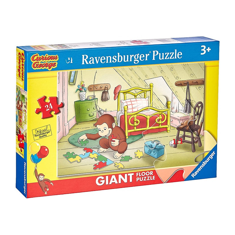 Ravenburger Curious George Puzzle 24 Giant Pavimento