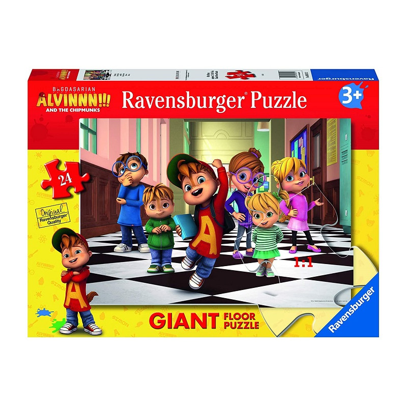 Ravensburger Alvin Pavimento Puzzle 24 Pezzi