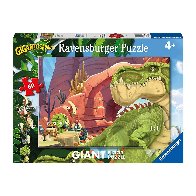 Ravensburger Gigantosaurus Puzzle, 60 Pezzi