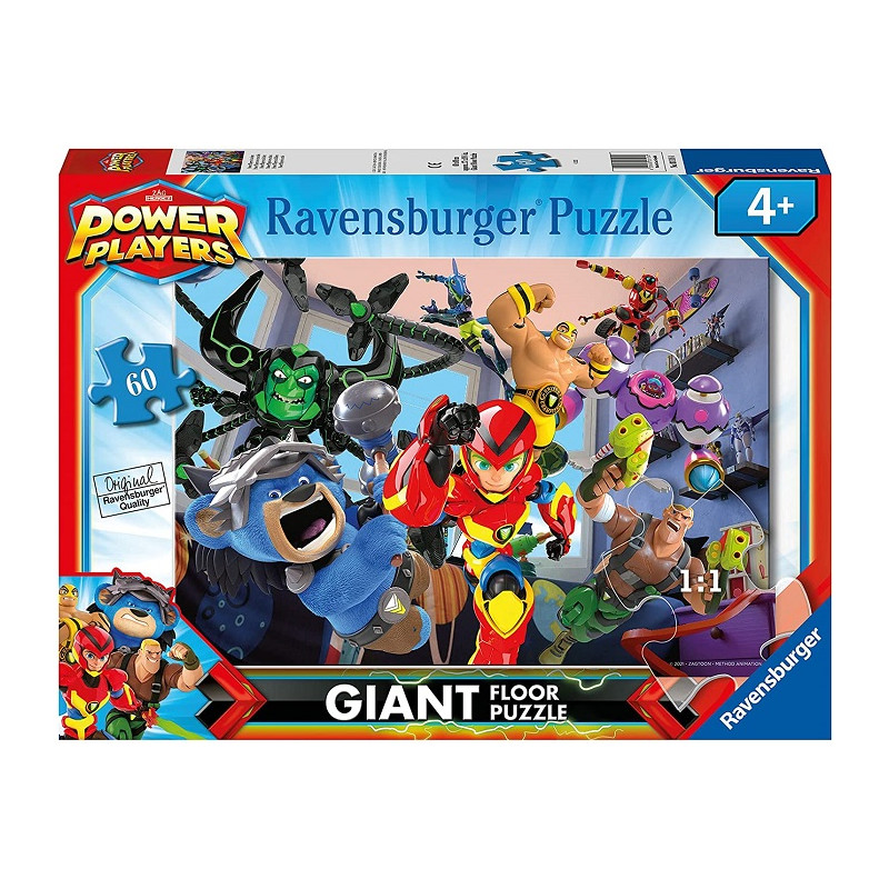 Ravensburger Puzzle Power Players Puzzle 60 Pezzi