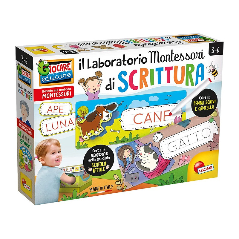 Liscianigiochi Montessori Maxi Laboratorio di Scrittura