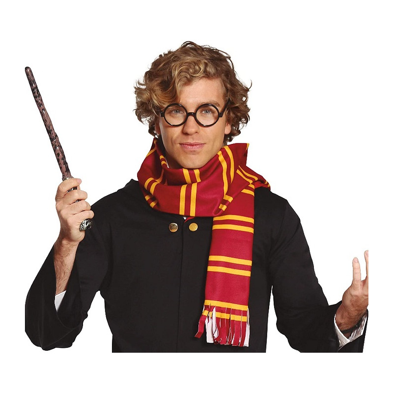 Fiestas Guirca Set Mago Harry Potter Sciarpa e Occhiali Studente di magia