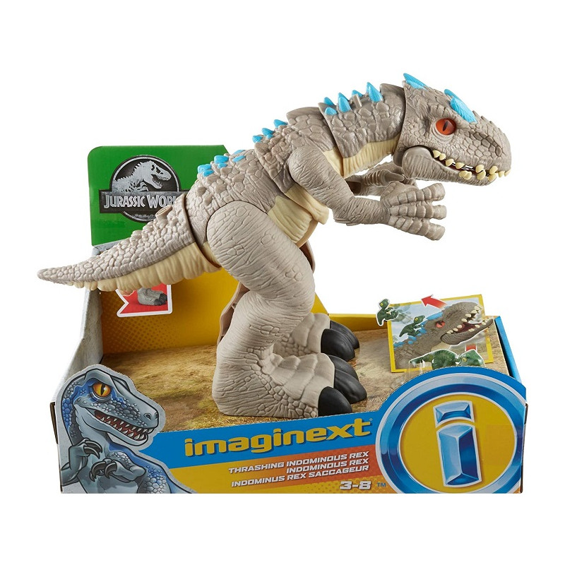 Imaginext Dinosauro Indominus Rex Morde e Si Muove