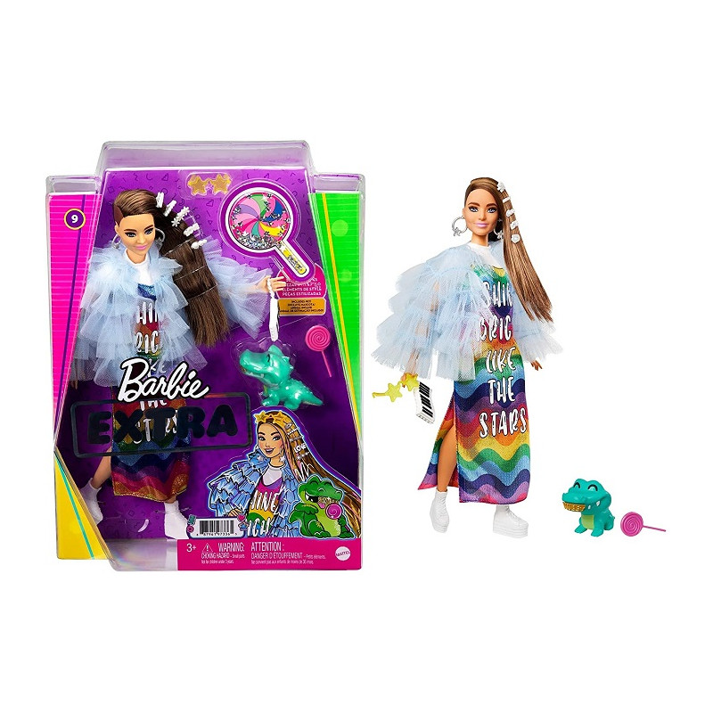 Mattel Barbie Curvy Extra Dolls