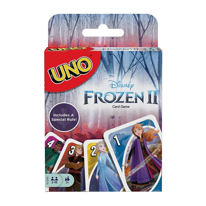 Mattel Games UNO Gioco di Carte Versione Frozen 2