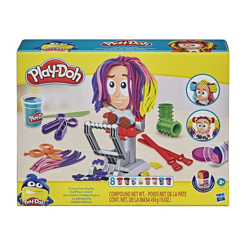 Hasbro Play-Doh Il Fantastico Barbiere Playset con Pasta da Modellare