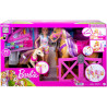 Mattel Barbie Playset Il Ranch con Bambola Bionda 2 Cavalli e oltre 20 Accessori
