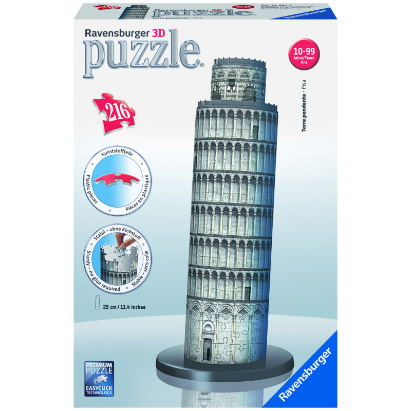 Ravensburger Italy Torre di Pisa Puzzle 3D 216 Pezzi