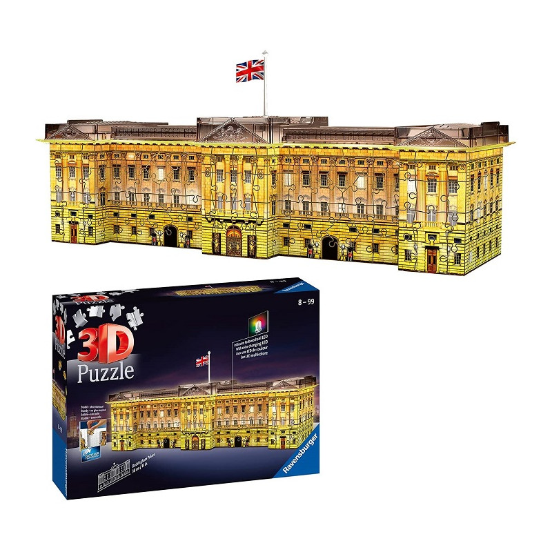 Ravensburger Buckingham Palace Night Edition Puzzle, 3D