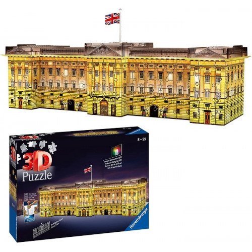 Ravensburger Buckingham Palace Night Edition Puzzle, 3D