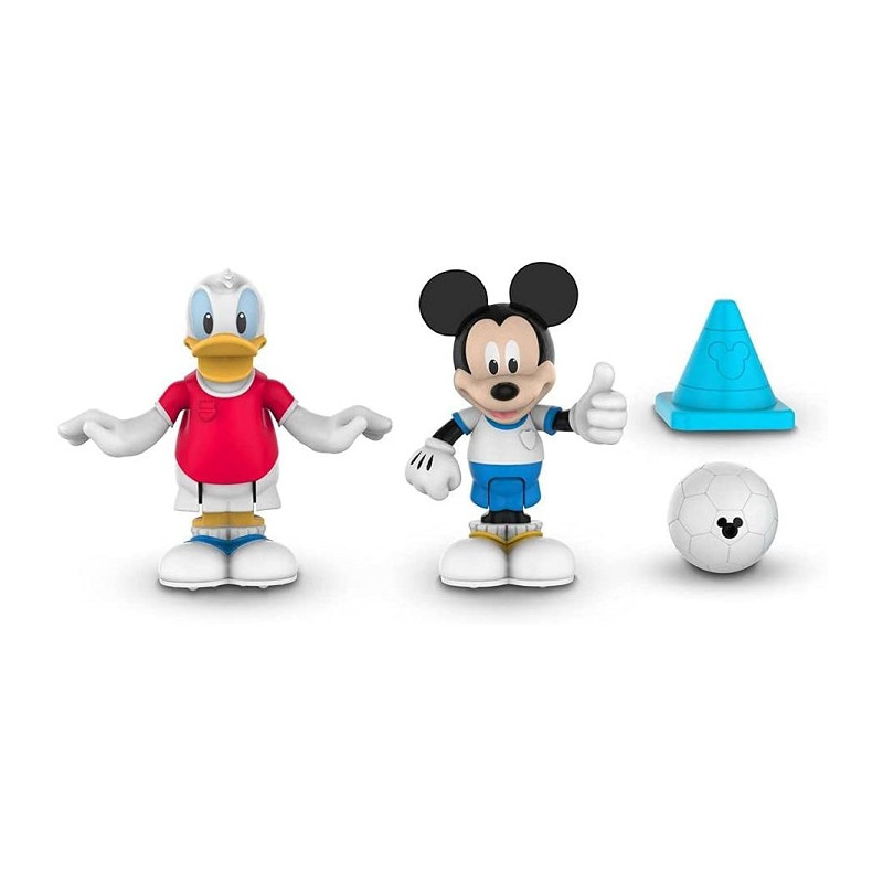 Giochi Preziosi Mickey 2 Statuine Articolate da 7,5 cm con Accessori